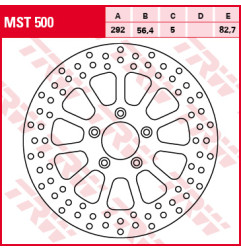 TRW ZF TARCZA HAMULCOWA PRZÓD HARLEY DAVIDSON 883 / 1200 / 1450 / 1584 / 1690 99-14