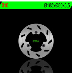 NG TARCZA HAMULCOWA TYŁ RIEJU RJ 50 99-03, RIEJU RR 50 97-04 (185X80X3,5MM) (3X8,5MM)