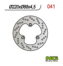 NG TARCZA HAMULCOWA TYŁ HONDA CBR 500/600F '87-90, VFR 400 '86-88, NSR 400 '85-91, '06-07, CBR 400RR '87-90