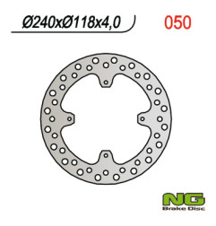 NG TARCZA HAMULCOWA PRZÓD HONDA XR 600R '85-'90, CRF 230 '03-'20, XL 350R '84 (240X118X4)