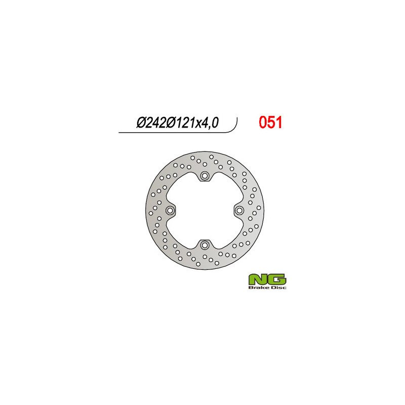 NG TARCZA HAMULCOWA PRZÓD SUZUKI DR 600 '85-'89 (242X121X4) (4X10,5MM) NG TARCZA HAMULCOWA PRZÓD SUZUKI DR 600 '85-'89 (242X121X4) (4X10,5MM)