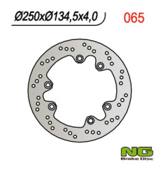NG TARCZA HAMULCOWA TYŁ SUZUKI DR 600/650/750/800 (250x134,5x4)