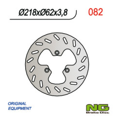 NG TARCZA HAMULCOWA TYŁ YAMAHA DT50R '03-'08DT 50X/SM '07-'11, XT 125 X '05-'12 (218x62x3,5)