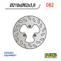NG TARCZA HAMULCOWA TYŁ YAMAHA DT50R '03-'08DT 50X/SM '07-'11, XT 125 X '05-'12 (218x62x3,5) NG TARCZA HAMULCOWA TYŁ YAMAHA DT50R '03-'08DT 50X/SM '07-'11, XT 125 X '05-'12 (218x62x3,5)