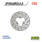 NG TARCZA HAMULCOWA TYŁ DERBI SENDA 50 '95-'03, SHERCO FACTORY 50 '19-'21, SM-R '14-'22, (180X62X3,8) (3X10,50MM)
