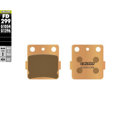 GALFER KLOCKI HAMULCOWE KH084/3 SPIEK METALICZNY (GRUBOŚĆ 6,5MM) (ZŁOTE) OFF ROAD