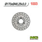 NG TARCZA HAMULCOWA PRZÓD SUZUKI LTZ 250/400, LTA 400/500, LTF 400/500 (170 x48x3)(3x10,50mm) NG TARCZA HAMULCOWA PRZÓD SUZUKI LTZ 250/400, LTA 400/500, LTF 400/500 (170 x48x3)(3x10,50mm)