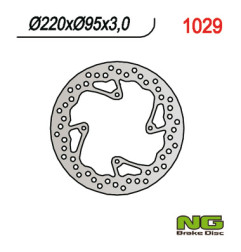NG TARCZA HAMULCOWA PRZÓD KTM 85 SX '03-'15 (220X95X3) (4X6,5MM)