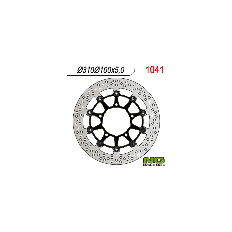 NG TARCZA HAMULCOWA PRZÓD SUZUKI GSXR 600 '06-'07, 750 '06, 1000 '05-'08, VZR 1800 '06-'13, VLZ 1800 '17 PŁYWAJĄCA