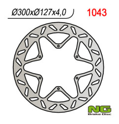 NG TARCZA HAMULCOWA PRZÓD KTM 950/990 ADVENTURE '02-'11, LC4 620/640/660/690 (300x127x4 / 5)