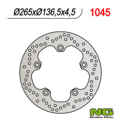 NG TARCZA HAMULCOWA TYŁ BMW F 650GS 800/ K1200/ R1200 (265X136X4,5) (5X10MM)