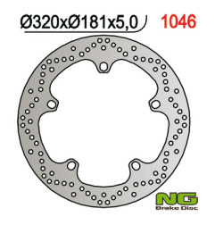 NG TARCZA HAMULCOWA PRZÓD BMW F 800/R850/F900 R,1100,1150/K 1200/1300/1600 (320X181X4,8) (5X14,0MM)