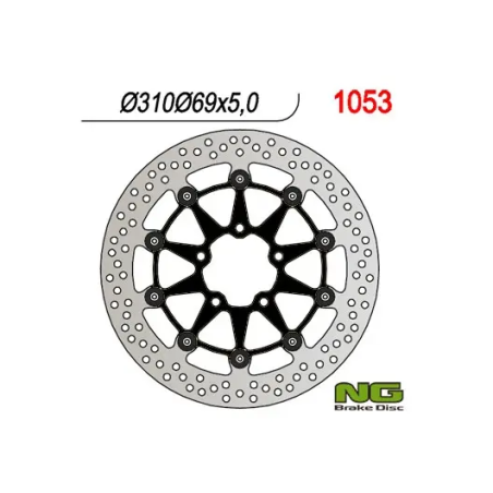 NG TARCZA HAMULCOWA PRZÓD SUZUKI DL650 '04-'07, SV650 '03-'08, DL1000 '02-'11, SV1000 '03-'07 (5X10,5MM)