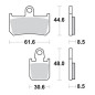 SBS KLOCKI HAMULCOWE KH442/4 TRACK AND SPORT SINTER KOLOR ZŁOTY (ZAMIENIA MIESZANKĘ RS) SBS KLOCKI HAMULCOWE KH442/4 TRACK AND SPORT SINTER KOLOR ZŁOTY (ZAMIENIA MIESZANKĘ RS)