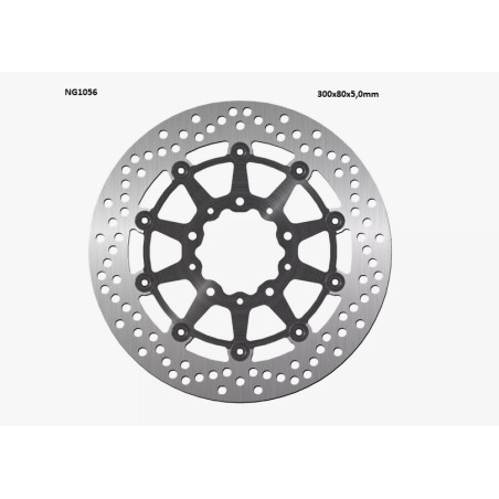 NG TARCZA HAMULCOWA PRZÓD KAWASAKI ER6 F/N, ZX 10R 04-15, ZX6R 05-18, KLE 650 VERSYS 07-22, Z 750 (5X10,MM) PŁYWAJĄCA