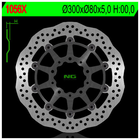 NG TARCZA HAMULCOWA PRZÓD KAWASAKI ZX6R '05-'16, ER6F/N '06-'18, KLE 650 VERSYS '07-'22, Z750, Z1000