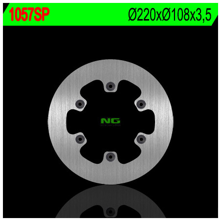 NG TARCZA HAMULCOWA TYŁ GAS GAS 80/515 '94-'11 (220X108X3,5)