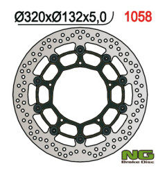 NG TARCZA HAMULCOWA PRZÓD YAMAHA YZF R1 '04-'06 / '15-'16, FZ1 '06-13, R6 '20-, V-MAX '09-16, MT-10 '16-21 PŁYWAJĄCA