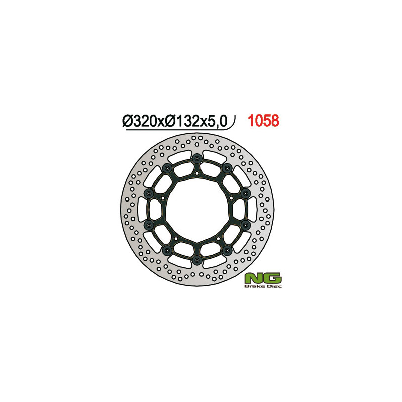 NG TARCZA HAMULCOWA PRZÓD YAMAHA YZF R1 '04-'06 / '15-'16, FZ1 '06-13, R6 '20-, V-MAX '09-16, MT-10 '16-21 PŁYWAJĄCA NG TARCZA HAMULCOWA PRZÓD YAMAHA YZF R1 '04-'06 / '15-'16, FZ1 '06-13, R6 '20-, V-MAX '09-16, MT-10 '16-21 PŁYWAJĄCA