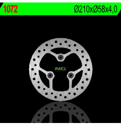 NG TARCZA HAMULCOWA PRZÓD KYMCO 50 SUPER 9 '06-'09 (210X58X4)(3X10,5MM)