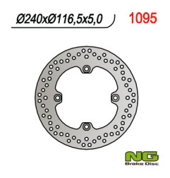 NG TARCZA HAMULCOWA TYŁ HONDA CBF 500/600/1000, CBR 600F 11-13 (240X116X5) (4X10,5MM)CBF1000 '06-'16