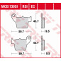 TRW ZF KLOCKI HAMULCOWE KH346 ORGANIC HONDA CR 125 / 250 02-07, CRF 450 02-17, TYŁ TRW ZF KLOCKI HAMULCOWE KH346 ORGANIC HONDA CR 125 / 250 02-07, CRF 450 02-17, TYŁ