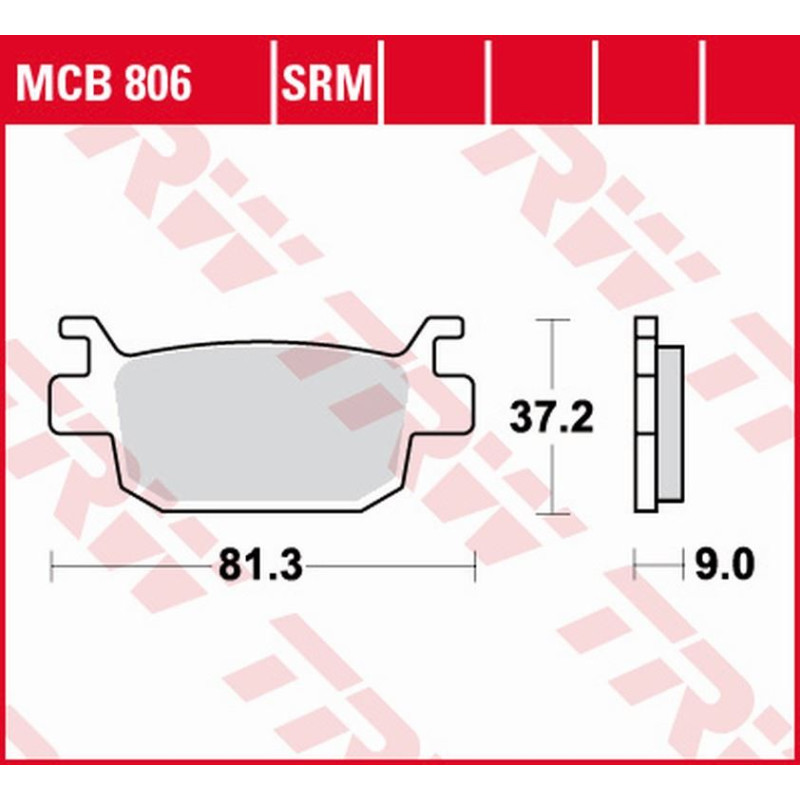 TRW ZF KLOCKI HAMULCOWE KH415 SINTER HONDA SILVER WING 125 07-13, TYŁ TRW ZF KLOCKI HAMULCOWE KH415 SINTER HONDA SILVER WING 125 07-13, TYŁ