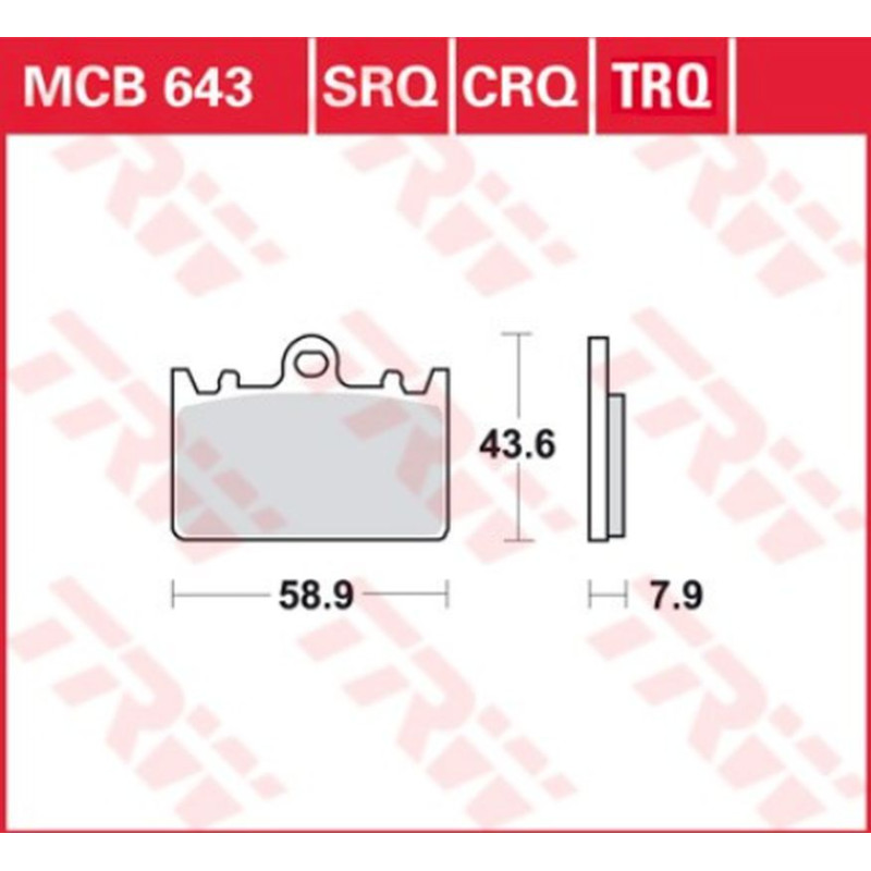 TRW ZF KLOCKI HAMULCOWE KH180 SINTER RACING KAWASAKI ZXR 400L 91-03, PRZÓD TRW ZF KLOCKI HAMULCOWE KH180 SINTER RACING KAWASAKI ZXR 400L 91-03, PRZÓD