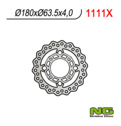 NG TARCZA HAMULCOWA PRZÓD KTM QUAD 450/505/525 (180X63,5X4) WAVE