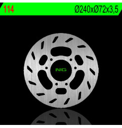 NG TARCZA HAMULCOWA PRZÓD BETA 50 ENDURO RR 98-05, KTM EXC 50 99-00 (240X72X3,5MM) (6X6,5MM)