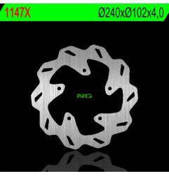NG TARCZA HAMULCOWA TYŁ APRIIA RXV/SXV 450-550 05-12 (240X102X4,0MM) (5X6,5MM) WAVE