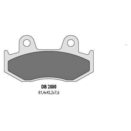 DELTA BRAKING KLOCKI HAMULCOWE KH92, KH323 - ZASTĘPUJĄ DB2080MX-N ORAZ DB2080QD-N (WYCOFANO Z OFERTY)