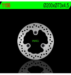 NG TARCZA HAMULCOWA TYŁ SYM GTS/ JOYRIDE/SHARK 125/200 01-16 (22X73X4,5MM) (3X10,5MM)