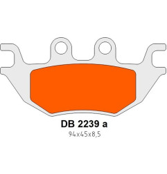 DELTA BRAKING KLOCKI HAMULCOWE KH686 TYŁ PRAWY/LEWY KAWASAKI KAF MULE 820 '15-'18, KAF MULE 1000 '16-'18