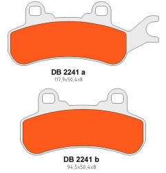 DELTA BRAKING KLOCKI HAMULCOWE KH682 TYŁ/PRZÓD LEWY CAN-AM DEFENDER/TRAXTER 800 '16-'21, MAVERIC 800/900 '18-'21