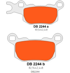 DELTA BRAKING KLOCKI HAMULCOWE KH685 TYŁ LEWY CAN-AM DEFENDER/TRAXTER 800 '17-'21, CAN-AM DEFENDER/TRAXTER 976 '17-'22