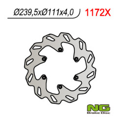 NG TARCZA HAMULCOWA TYŁ KTM 690 '06-'15 (240X111X4) (6X6,5MM)