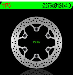 NG TARCZA HAMULCOWA PRZÓD DEALIM ROADWIN 125 04-17, HYOSUNG GT 125 06 (276X124X4,0MM)