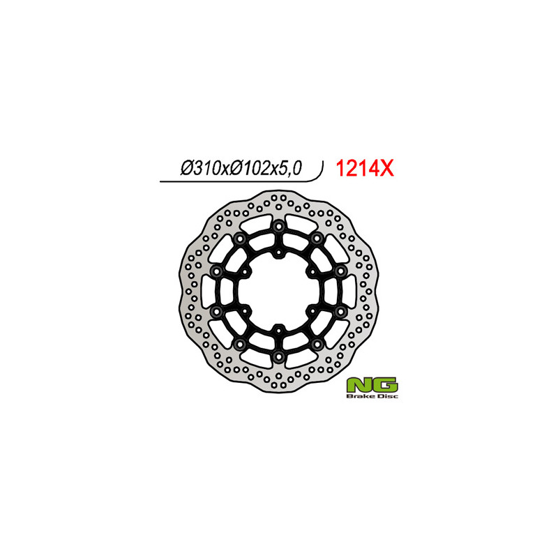 NG TARCZA HAMULCOWA PRZÓD SUZUKI GSXR 600 '08-'18, GSXR 750 '08-'18, GSXR 1000 '09-'16, GSX 750Z '08-'14 WAVE PŁYWAJĄCA