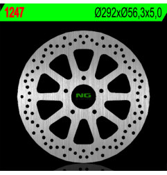 NG TARCZA HAMULCOWA TYŁ HARLEY DAVIDSON 750/883/1200/1340/1450/1584/1690 (292X56,3X5) (5X10,5MM)