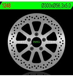 NG TARCZA HAMULCOWA PRZÓD HARLEY DAVIDSON 883/1200/1450/1584/1690/1800 (300X56,3X5) (5X8,5MM)