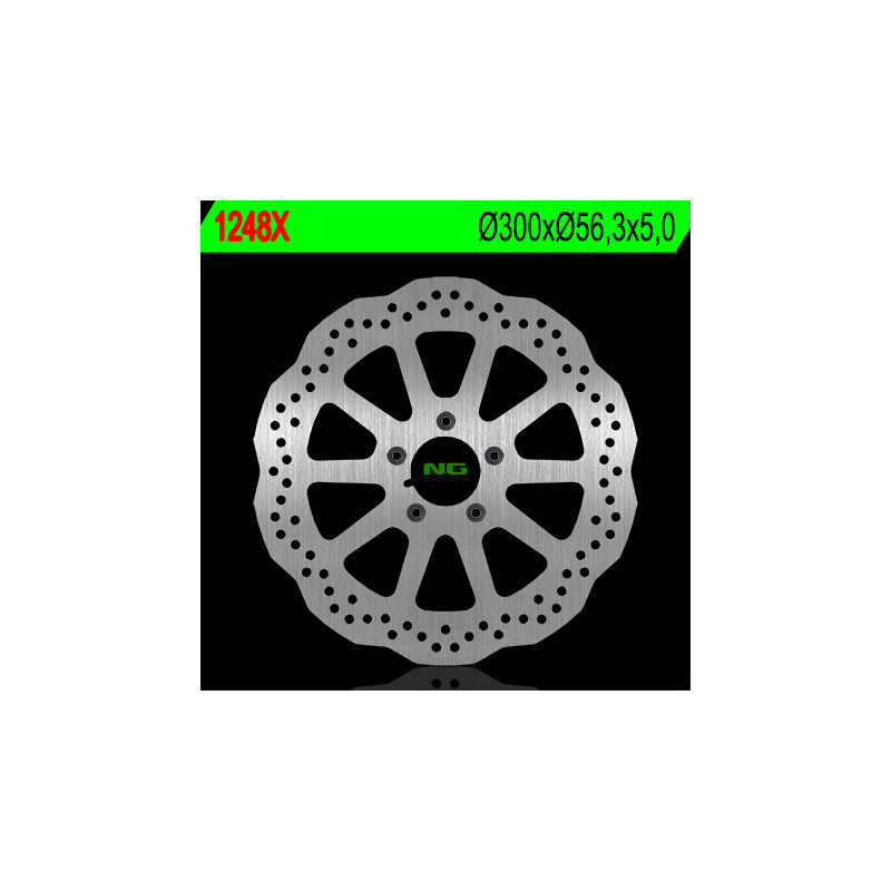 NG TARCZA HAMULCOWA PRZÓD HARLEY DAVIDSON 883/1200/1450/1584/1690/1800 (300X56,3X5) (5X8,5MM) WAVE NG TARCZA HAMULCOWA PRZÓD HARLEY DAVIDSON 883/1200/1450/1584/1690/1800 (300X56,3X5) (5X8,5MM) WAVE