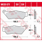 TRW ZF KLOCKI HAMULCOWE KH209 SINTER STREET BMW R 1200/1250 GS/ADV/R/RS/RT '13-, K 1600GT/GTL '11-, DUCATI SCRAMBLER 800