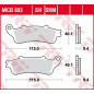TRW ZF KLOCKI HAMULCOWE KH281 SINTER HONDA FES 125/150 PANTHEON '98-'06, FES 250 FORESIGHT '98-'05 PRZÓD