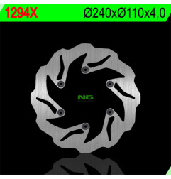 NG TARCZA HAMULCOWA TYŁ BETA RR ENDURO 250/300 '12-'22 (240X110X4,2) WAVE (6X6,5MM) (NG141; NG129)
