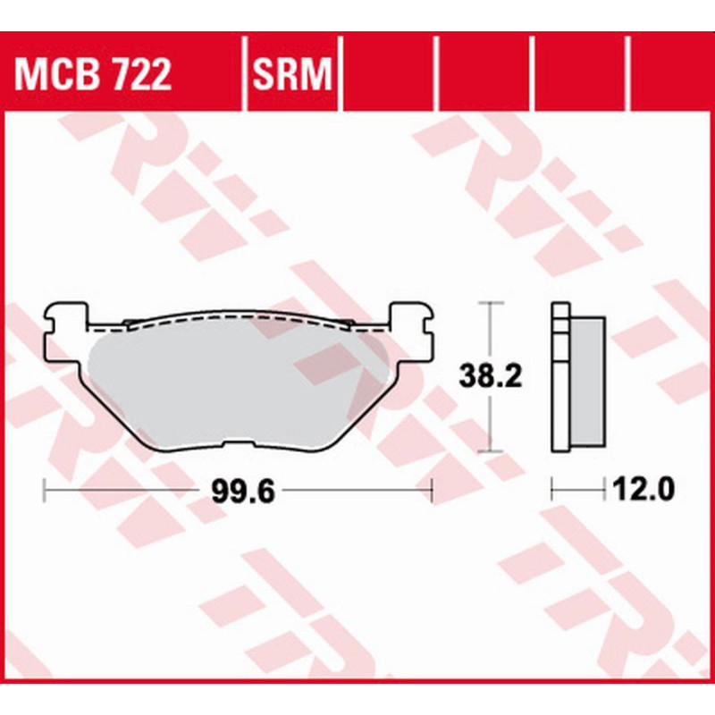 TRW ZF KLOCKI HAMULCOWE KH319 SINTER YAMAHA XP 500/530 T-MAX '01-'18, TDM 900 '02-'14, XV/XVS 950 '09-'18 TRW ZF KLOCKI HAMULCOWE KH319 SINTER YAMAHA XP 500/530 T-MAX '01-'18, TDM 900 '02-'14, XV/XVS 950 '09-'18