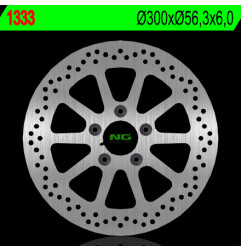 NG TARCZA HAMULCOWA TYŁ HARLEY DAVIDSON 1450/1584/1690/1800 (300X56,3X6) (5X10,5MM) - ZASTĘPUJE NG1525