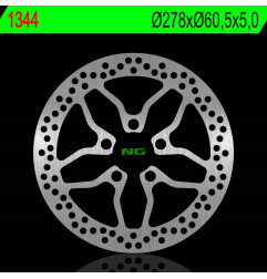 NG TARCZA HAMULCOWA PRZÓD PIAGGIO X10 125/350/500 12-17 (278X60,5X5,0MM) (5X14,1MM)