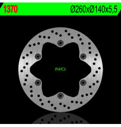 NG TARCZA HAMULCOWA TYŁ SUZUKI B-KING / ABS 1300 '08-'11, B-KING KONZEPT 1300 '12-'13 (260X140X5,5MM) (6X10,25MM)