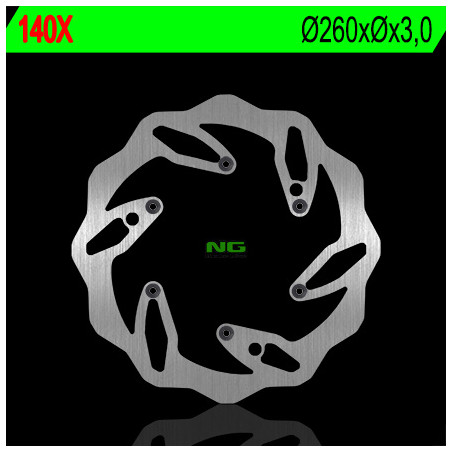 NG TARCZA HAMULCOWA PRZÓD KTM / HUSQVARNA / HUSABERG/ GAS GAS (260 X-X3,5 / 3 / 3) WAVE
